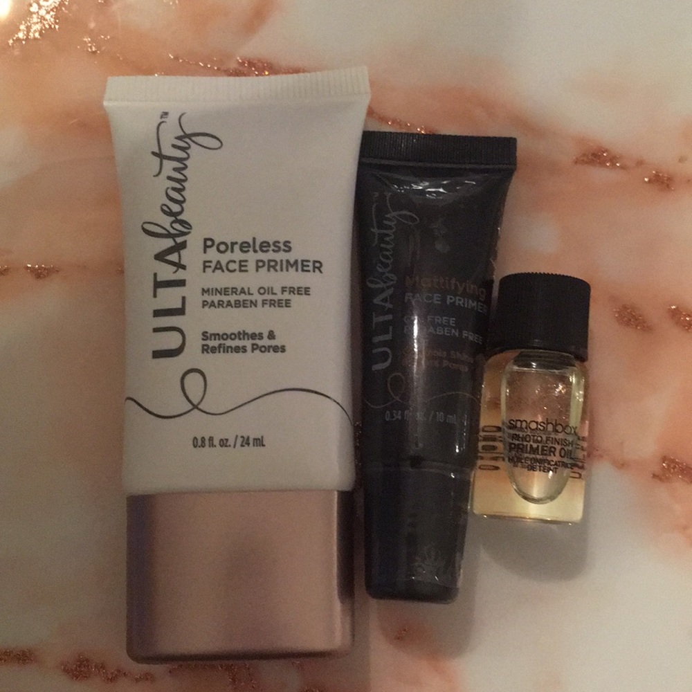 Ulta & Smashbox Face Primers-Brand New-Lot of 3